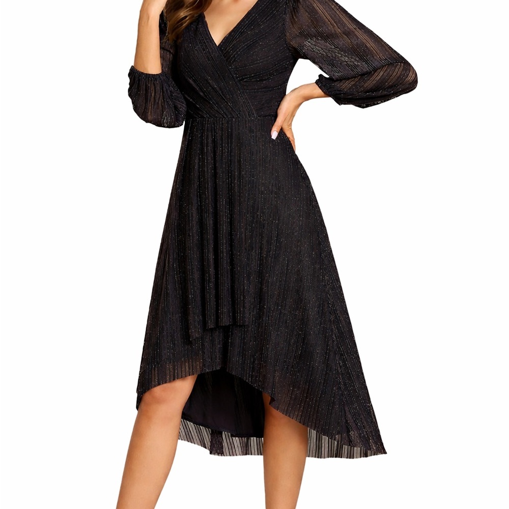Ever Pretty High Low Purple Dress